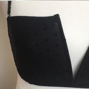Free People Sierra Black Swiss Dot Bandeau